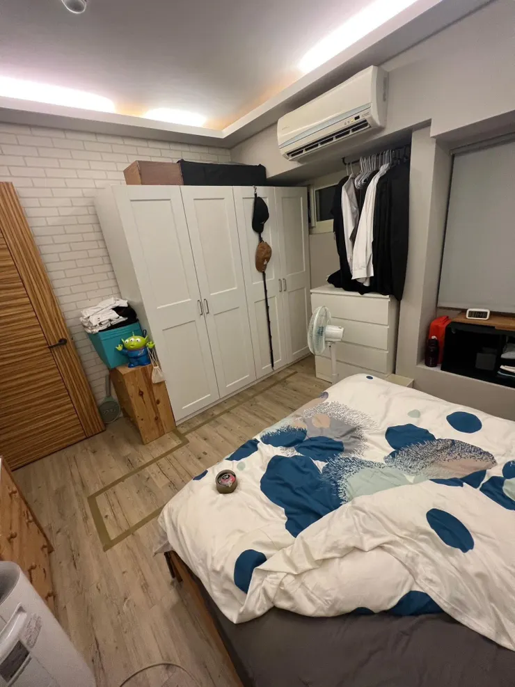 (原)衣櫃靠牆 遮擋對外窗