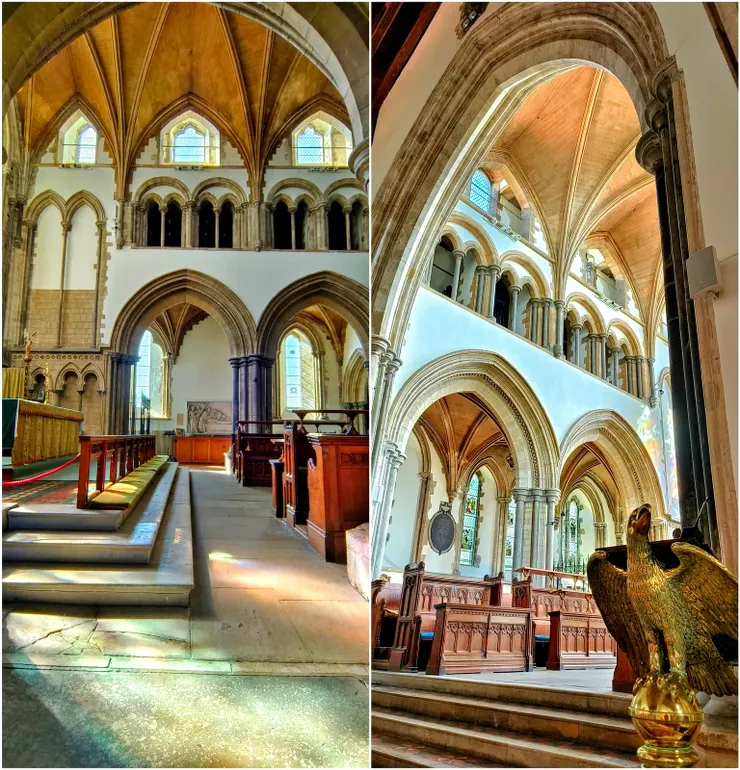 【聖倫納德教堂內部】