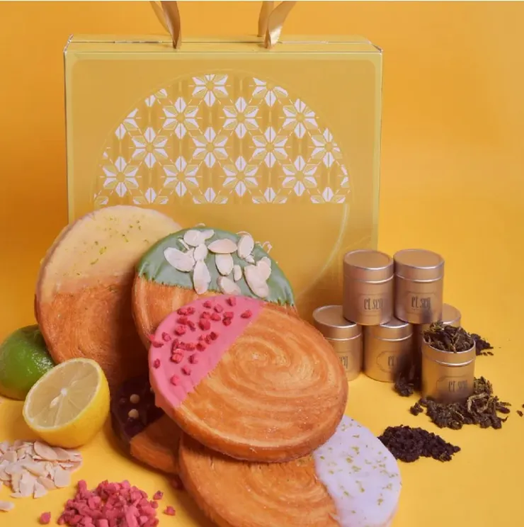 扁可頌千層酥茶葉禮盒