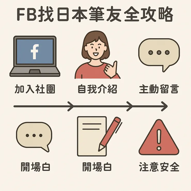 FB找日本🇯🇵筆友攻略