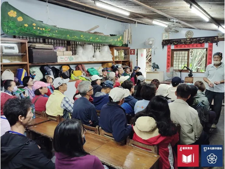 一個多小時的車程總算抵達這兒,德鴻老師開場簡敘了這裡的起建緣起與發展歷程