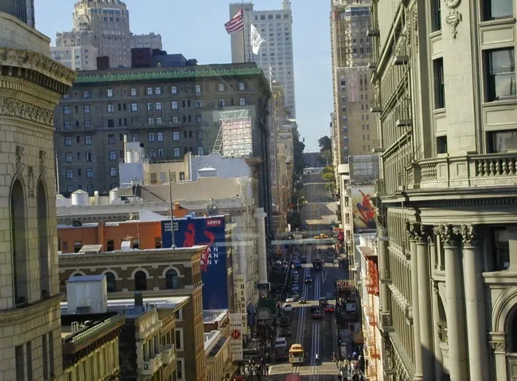 Powell st in San Francisco 