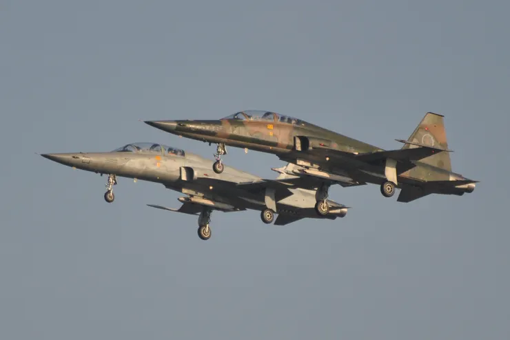中華民國空軍的F-5F編隊