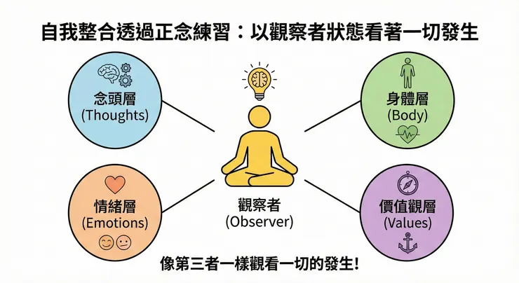 自我整合層 : 正念練習