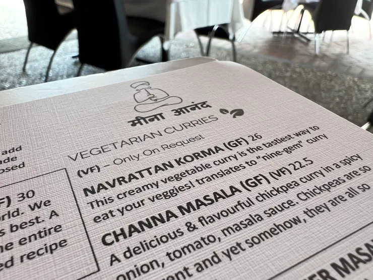 Oh Calcutta有素食者菜單,也提供無麩質餐食,美味健康