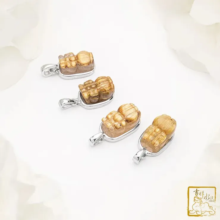 鈦晶貔貅墜 2.5g 招財咬錢