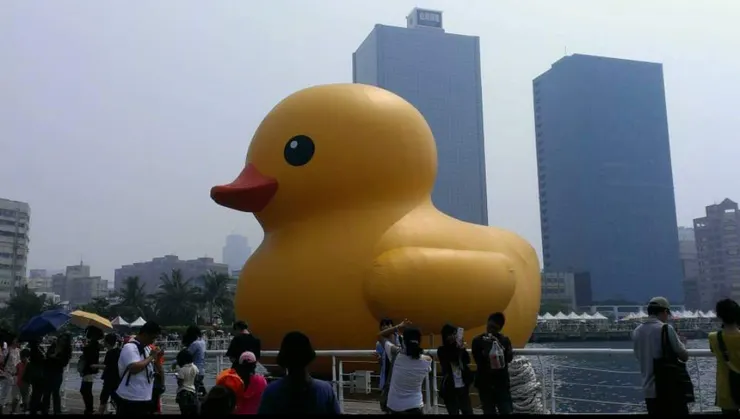 10年前的可愛黃色小鴨