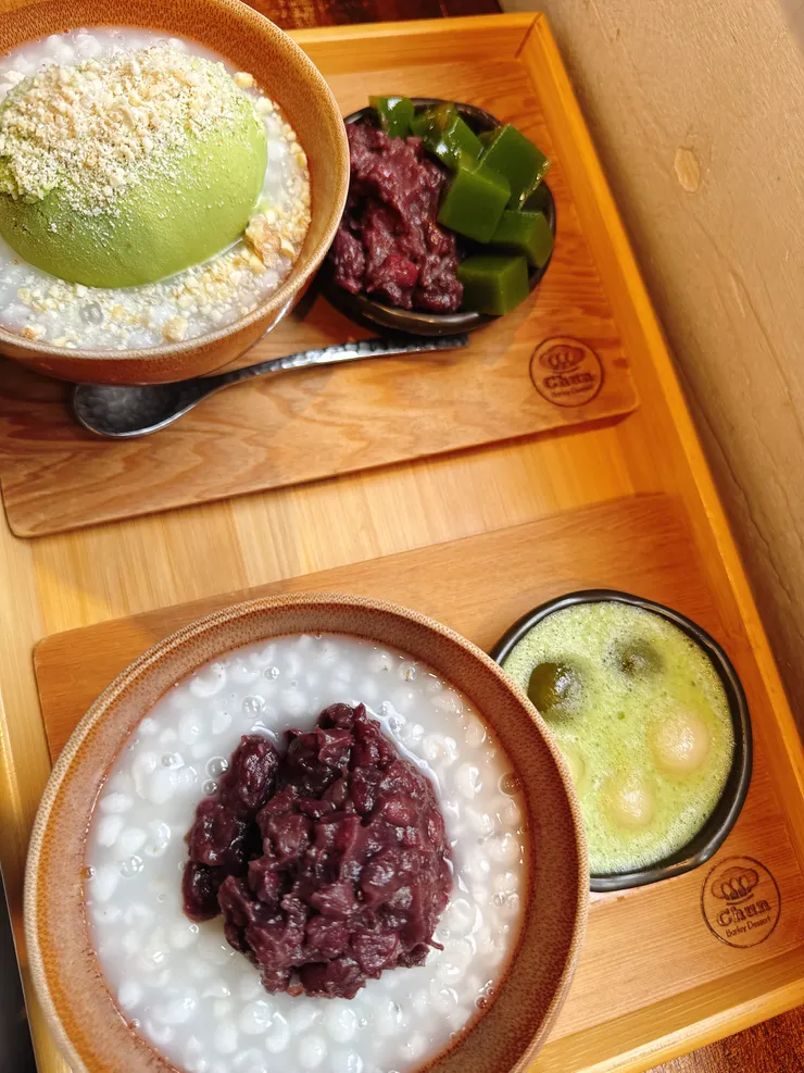 白玉紅豆薏仁 $140 / 冰淇淋薏仁 $140