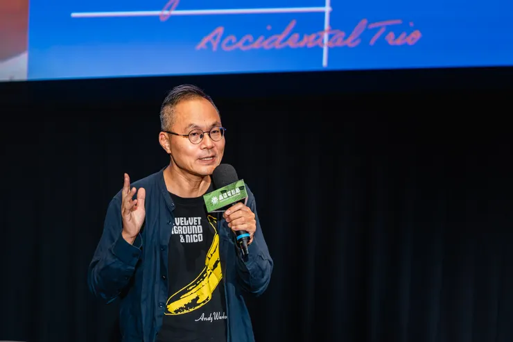 「致敬・白景瑞：慾望的藝術」專題講座 𝚏𝚎𝚊𝚝. 鴻鴻。／影像提供：高雄電影節