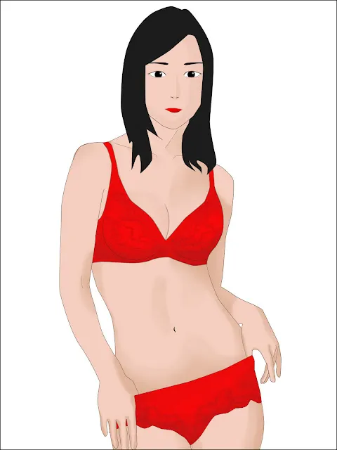 圖3：人類的祖先演化為直立行走後，在身體正面演化出隆起的乳房，代替用來吸引異性、卻隱藏於背面的屁股。