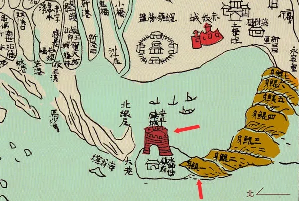 1694年《台灣府志》地圖重繪