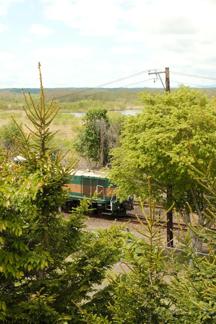 塘路下車後看見的景色