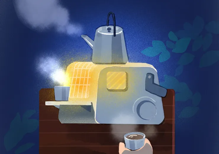 天氣再寒冷，也能在心中給自己一杯熱茶