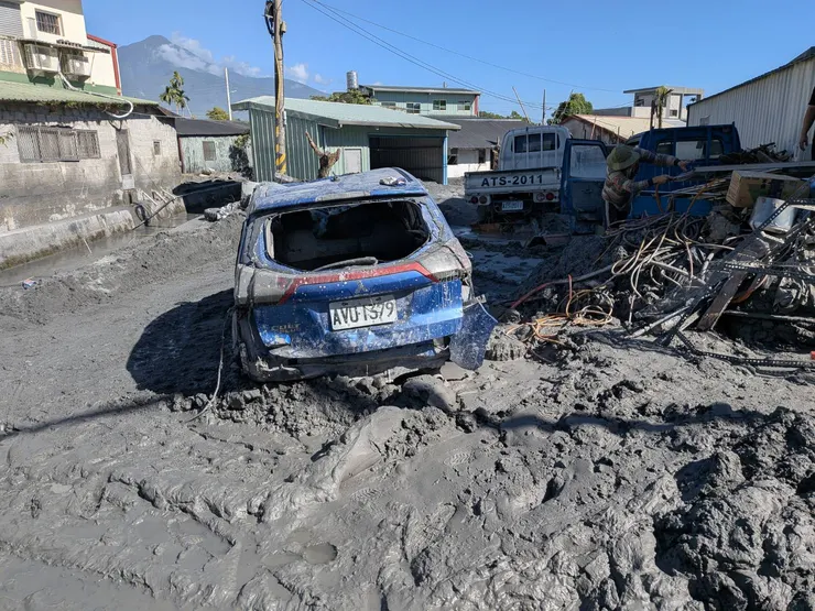 花蓮光復鄉-災區現場