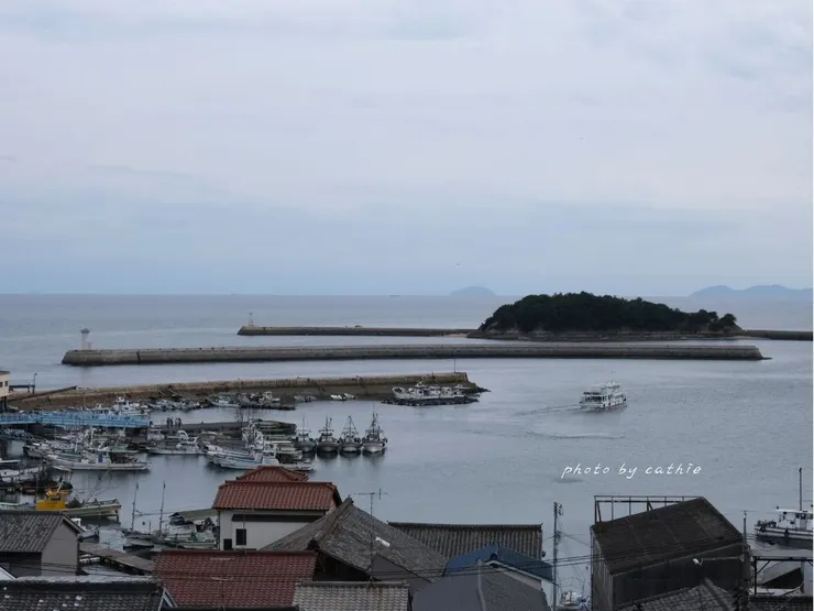 鞆之浦歴史民俗資料館居高臨下，景色也相當迷人