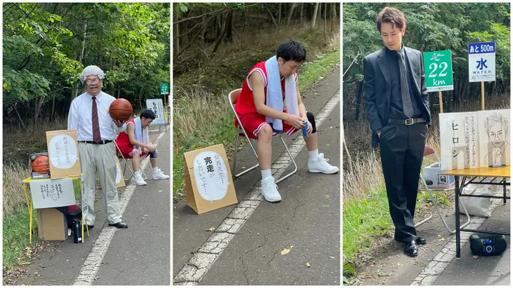 20多Ｋ左右遇到一群模仿藝人的變裝加油團