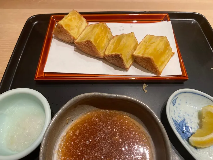 加點的地瓜天婦羅（薩摩芋）