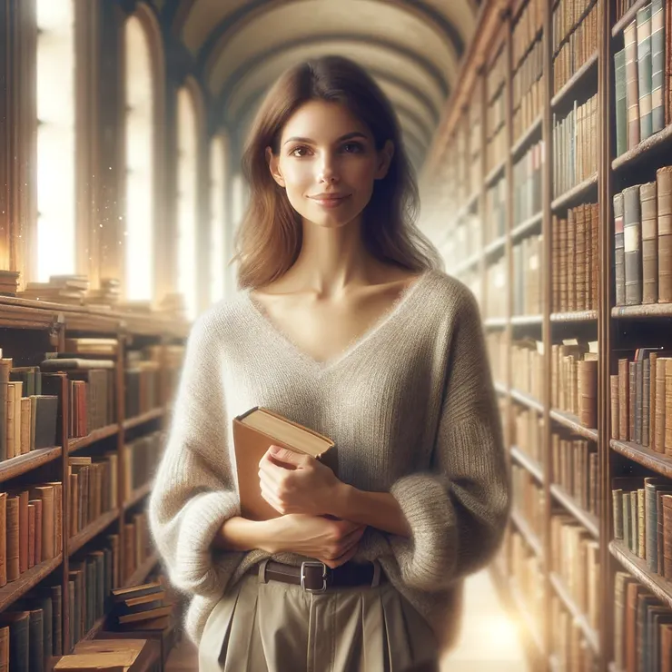 Jane and her library