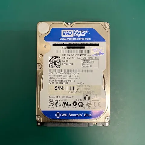 WD WD5000BEVT 資料救援推薦
