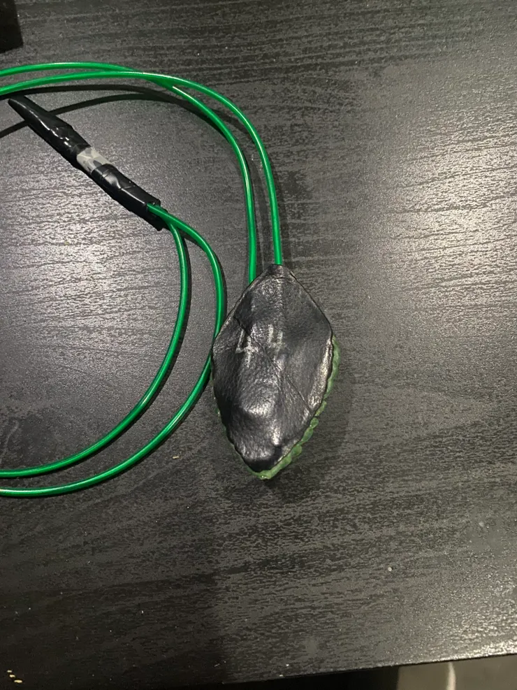 從項鍊背後來看就能發現這種項鍊不完美的地方。(圖片來源:由Leutenant commander Taylor提供)