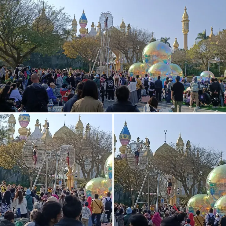 很像風火輪的感覺,兩個人一起上去,好像也需要默契和差不多的體重,不然怎麼平衡阿!