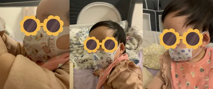 可以很明顯看出來左1這款比較尖，口罩不會貼著鼻子，呼吸的空間比較大，關鍵看👇