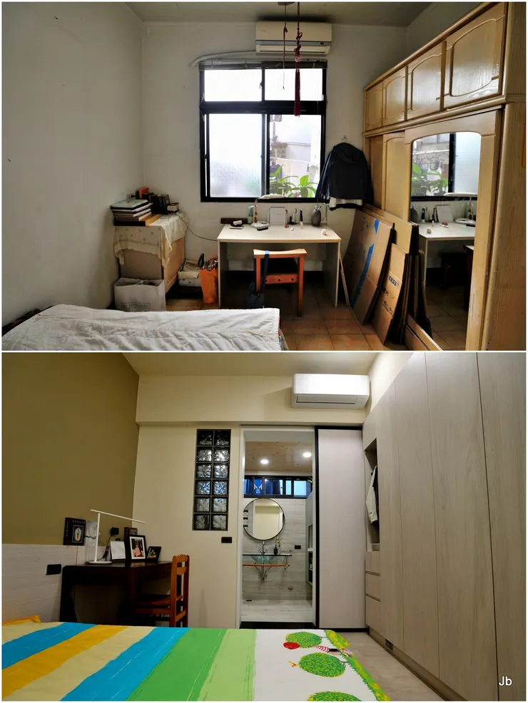 大破大立！一樓孝親房，上昔下今。主要推出後院增建了間浴室。