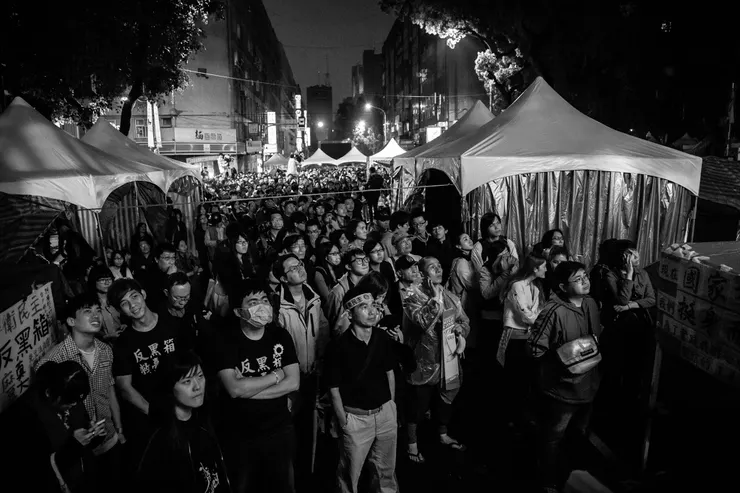 《太陽・不遠》電影劇照／劇照來源：太陽・不遠 Sunflower Occupation 粉絲專頁