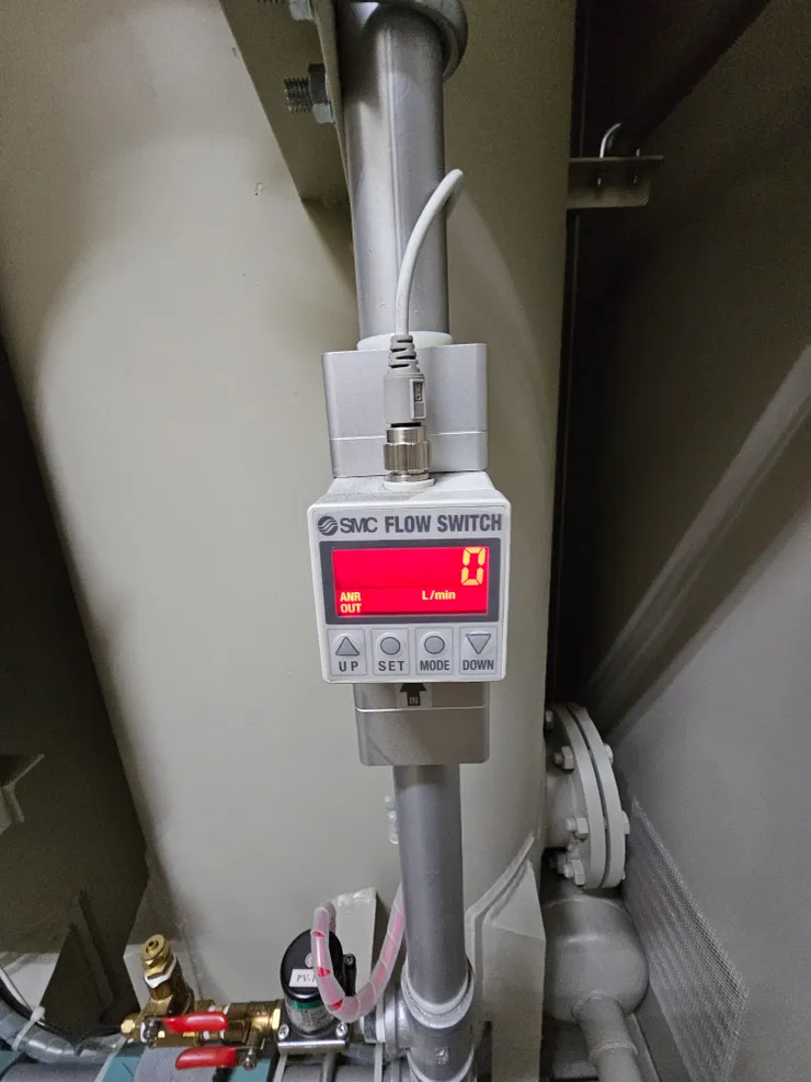 60m3/min N2PSA氮氣產生機 檢查電子流量計