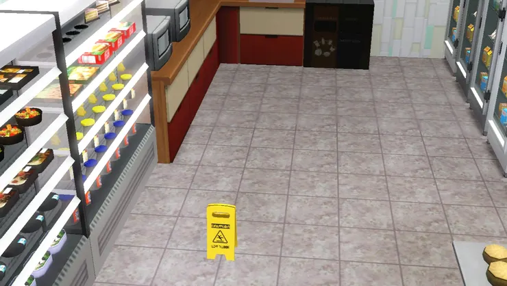 進食的空間很大，讓人覺得很自在。