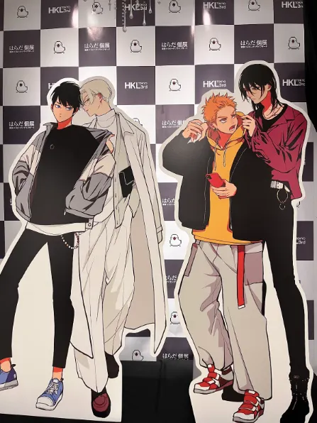 漫畫人物的等身大立牌