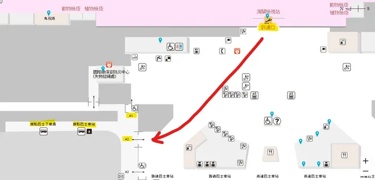 「福岡機場國際航廈」1F 大廳