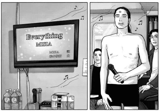 Ch16.自由記者被狂兒抓去見組長,被迫演唱時就是點這首《Everything》