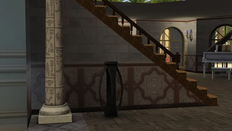 但一看柱子便知道身在埃及。