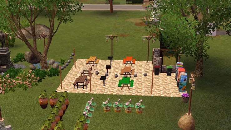 整個燒烤區就是這樣。