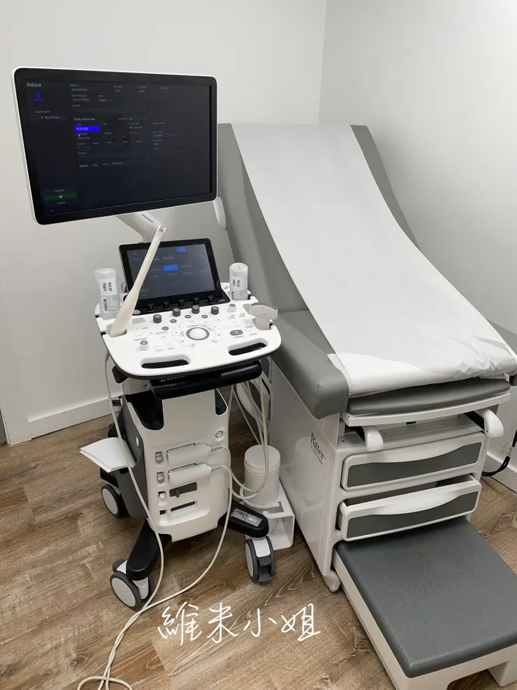 照超音波的小房間