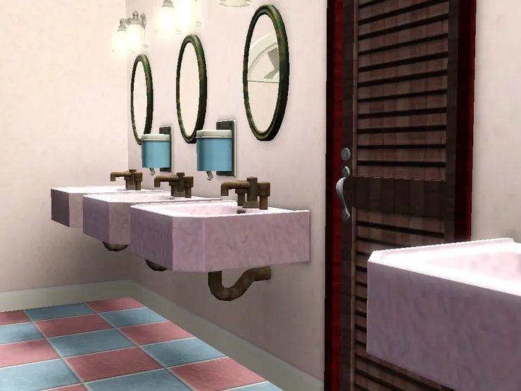 優雅、乾淨、舒適，商店洗手間的必要條件。