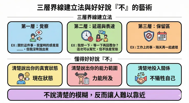 清楚表達 : 試著建立界線
