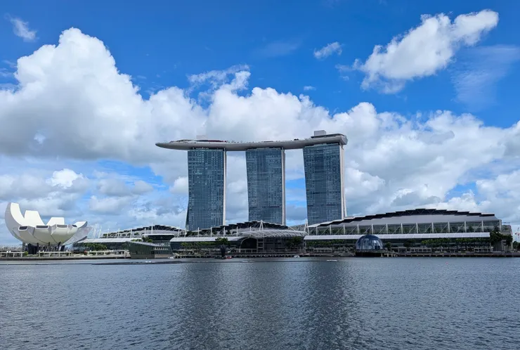 金沙酒店的川字建築設計