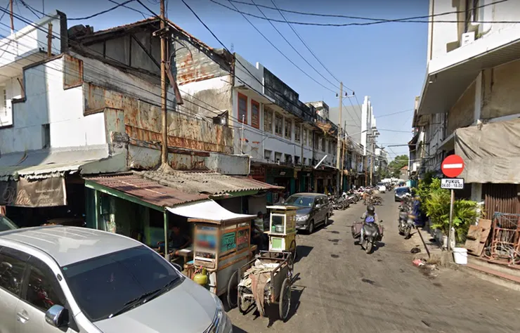 唐人街區街景一角