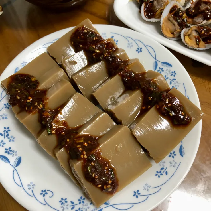 橡實凍(도토리묵)_吃起來像鹹的菜燕