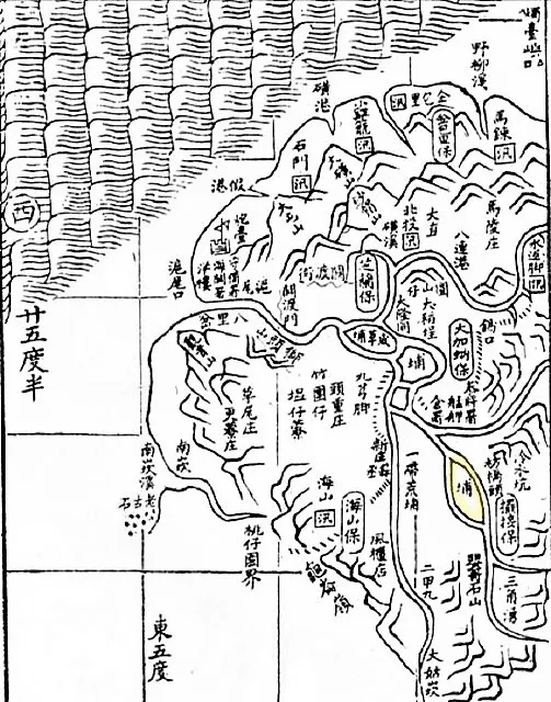 1895年《淡水廳全圖》中，枋寮頭的對面，標註了一個「埔」字的地方，就是現在的「浮洲」