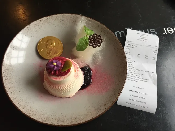 諾貝爾晚宴甜點