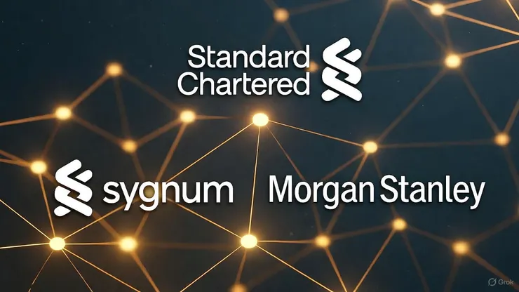 渣打聚焦市場交易、Sygnum 專注數位銀行、摩根士丹利走向制度整合。