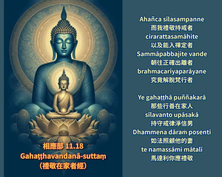 帝釋説偈 | 關於禮敬的對象