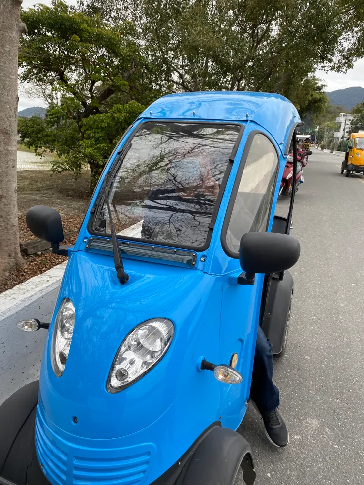 電動車車速不快