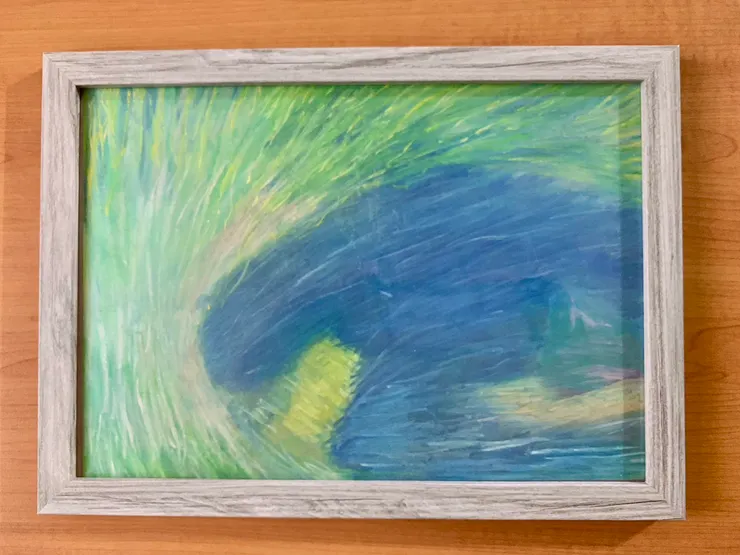 心心專屬的靈魂能量畫耶,真漂亮,在發光中!😄😄😄