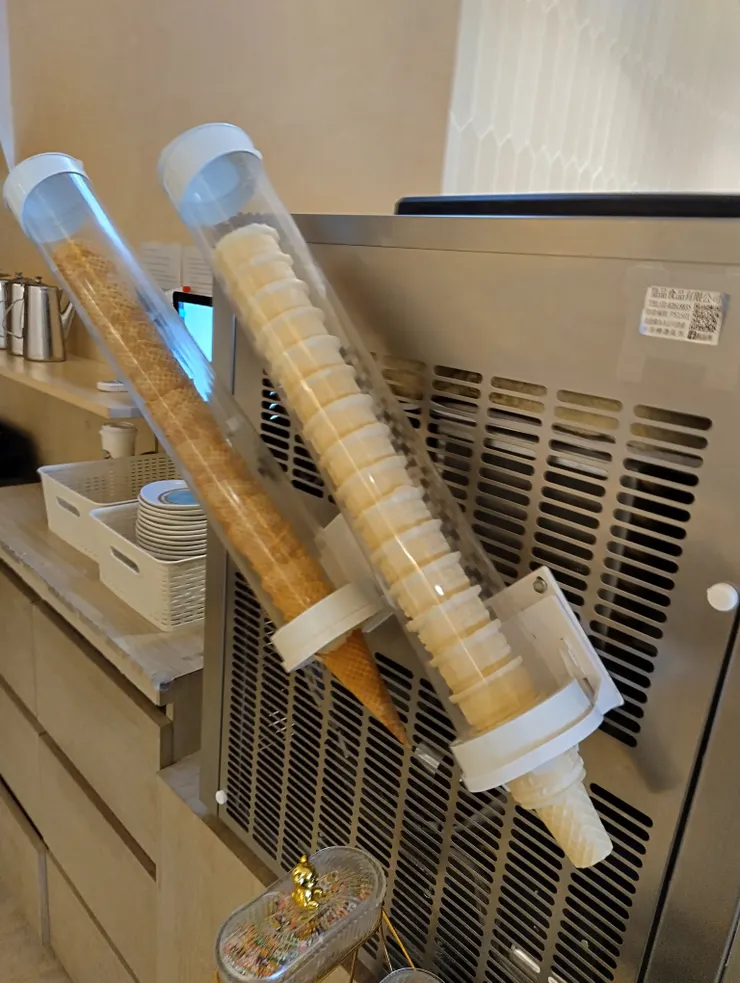 霜淇淋杯有兩種選擇