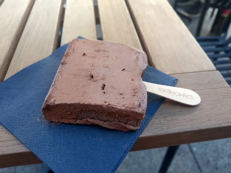 濃厚的巧克力冰棒4.5€