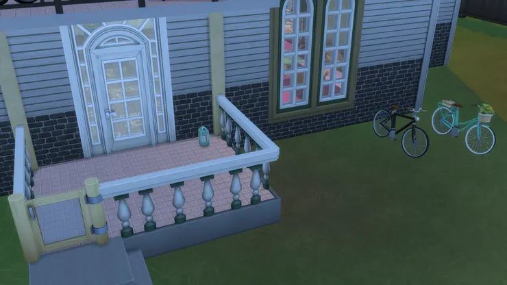 大門口我學外國的房子弄得華麗點。